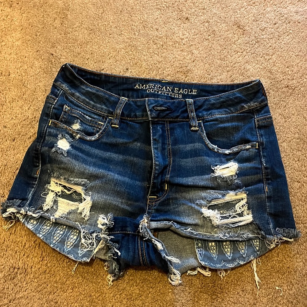 Hi rise American Eagle denim shorts